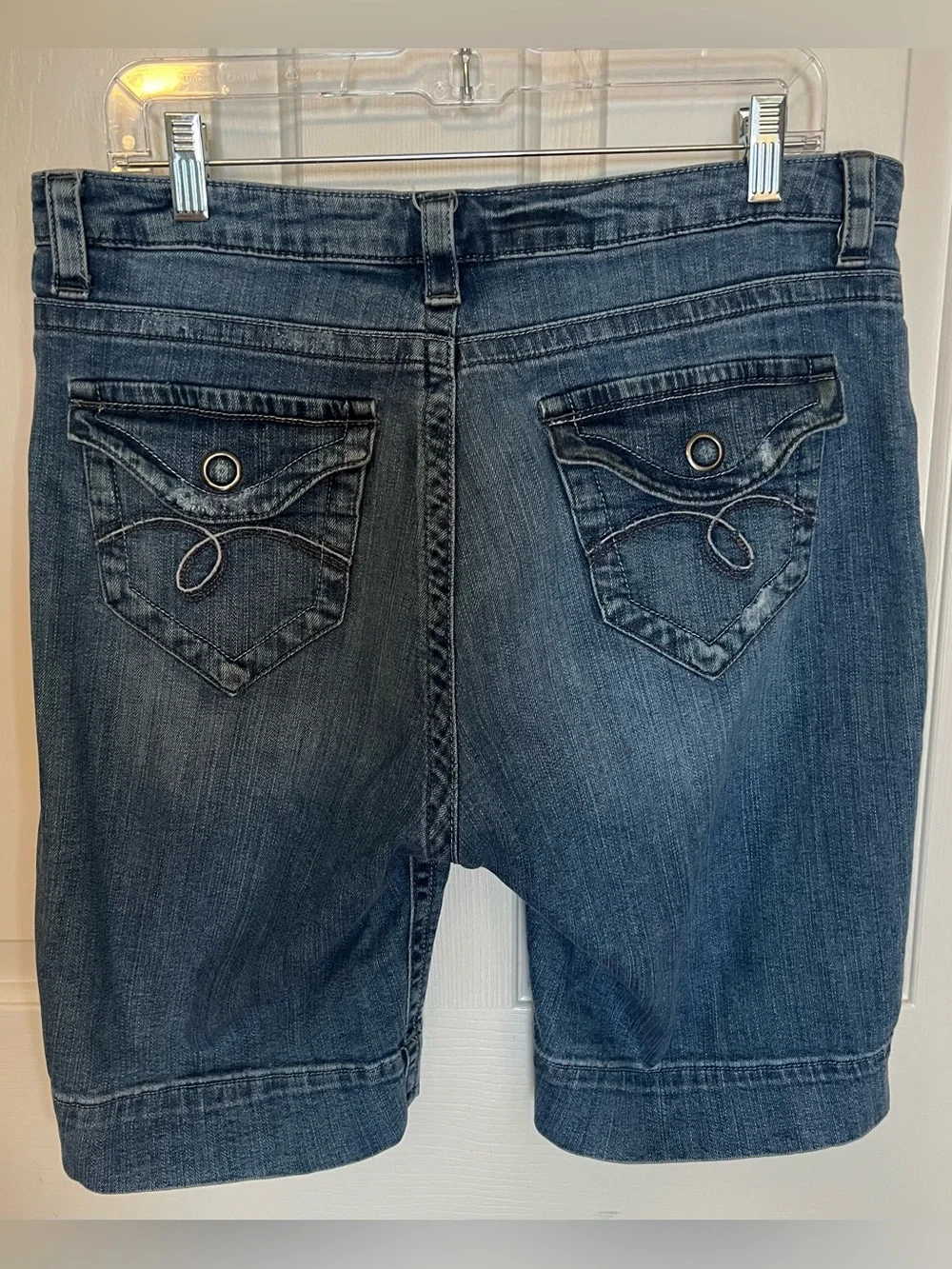 Vintage Riders by Lee Premium Denim Flap Pocket Bermuda Shorts - 14M